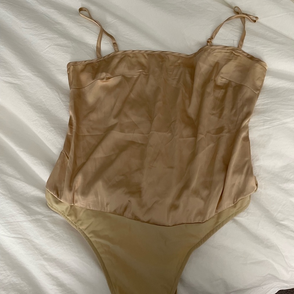 Gold bodysuit